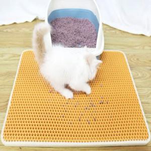 반려동물 사막화 방지 매트 벌집모양 배변 패드 강아지 고양이 화장실 모래 발판 패드