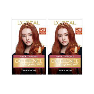 로레알파리 엑셀랑스 파리지앵 시크/크림 염모제 2개