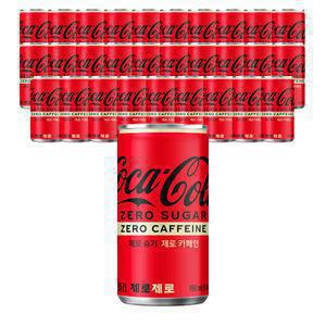 코카콜라 제로제로, 190ml, 30개