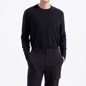 [톨비스트] (남성)전판 자카드 라운드 티셔츠_GADF9-MKL200_BK1