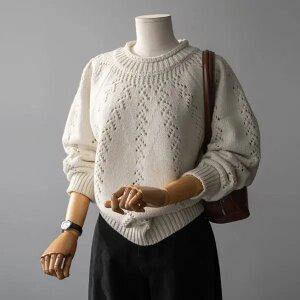 (안나앤모드) orec 브리즈 펀칭 니트[니트EAA24]