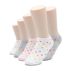 국산 귀여운 아동양말 발목양말 컬러 땡땡이 5켤레 묶음 / 아기 선물 유아 키즈 여름