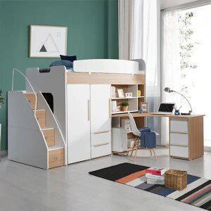 동서가구 아이방 공간활용 2층침대 건강한 E0등급 책상 옷장 수납장 사다리 벙커침대