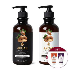 1.+1 [손상모케어&모발강화] 메이아일랜드 아르간 클리닉 샴푸&린스 세트 750ml (총2개