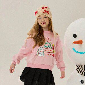 스파클프릴반폴라맨투맨(라이트핑크)