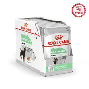 로얄캐닌 강아지사료 독 다이제스티브 파우치 85g 12개(1BOX)+습식1