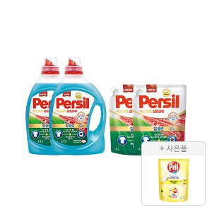 퍼실 엑스퍼트 삶음파워 2.7L, 2개+리필 1.8L, 2개+증정(프릴 시크릿 오브 베이킹소다