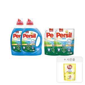 퍼실 엑스퍼트 실내건조 2.7L, 2개+리필 1.8L, 2개+증정(프릴 시크릿 오브 베이킹소다