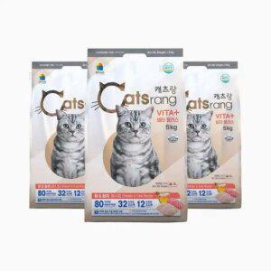 캐츠랑 전연령 비타플러스, 5kg, 3개