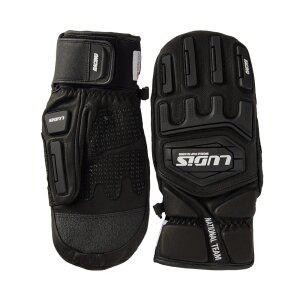 루디스 국가대표 LUP01MG11 블랙 알파인 스키 보드 레이싱 벙어리 방한 가죽 장갑