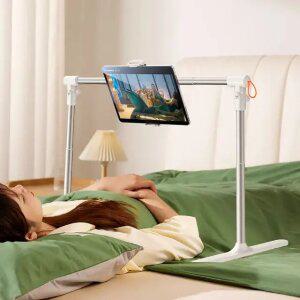 스틸리 침대 태블릿 거치대 접이식 높이 폭 조절 누워서 핸드폰 누움 스탠드 CT13