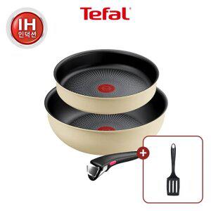 [테팔] 매직핸즈 인덕션 크렘 드 버터 3P +비앤비뉴 뒤집개