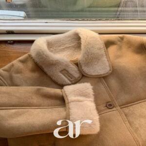 전체퍼안감 카라 하이넥 하프 퍼 무스탕 자켓 겨울무스탕 겨울아우터 연말룩 데이트룩