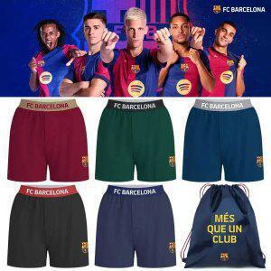 텀블러 제공 FC바르셀로나 프리미엄 코튼 남성 팬티 남성 트렁크 팬티 5종 + 신발주