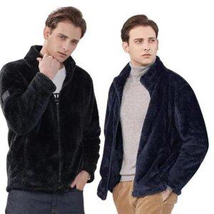 EXR 남성 보아 후리스 자켓 블랙 /네이비