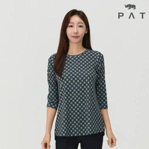 [PAT 여성] 스몰프린트 라운드 티셔츠_1I65309