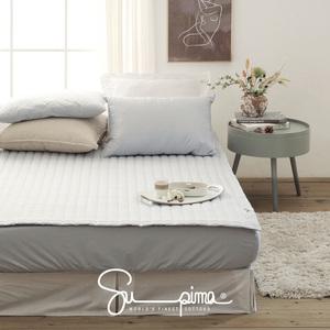 플로라 마일드 고정밴딩 수피마코튼 60수 침대패드 3컬러