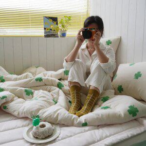 플로라 럭키미 먼지없는 세미마이크로 차렵이불 2컬러