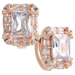 [라울스톤] 14K 골드필드핀 이어링 오블론 여성 패션 데일리 심플 원터치 귀걸이