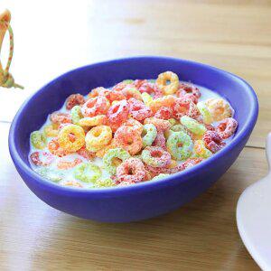 칠린 멜라민 오발볼 공기 접시 과일 디저트 시리얼 샐러드 반찬 어린이 캠핑용 식기