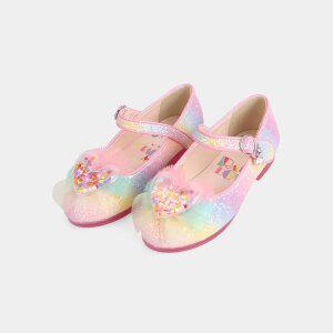 [슈펜키즈] [레인보우] 하트 라이팅 구두 (HPKWFD222G-T)