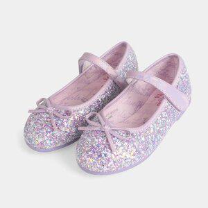 [슈펜키즈] 키즈 글리터 리본 쿠션 플랫 (HPKWFDA81G-T)
