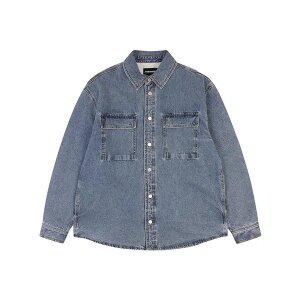 유니)솔트워싱 양모데님 오버핏 자켓 AO4DDJ742-MB