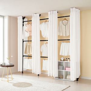 이지온 우먼스 EWB-S419O 드레스룸 시스템 커튼 수납 행거