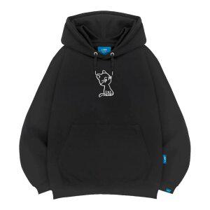 엘라모 기모H 고양이 후드티 남녀공용 빅사이즈 M~4XL