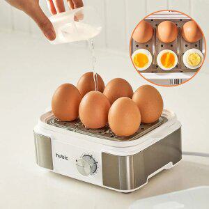 [26년형] 휴빅 스텐 계란찜기 에그쿠커 달걀 삶는기계 삶기 반숙기
