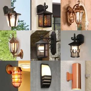 가본조명 야외 문주 직부 실외등 외부 벽등 조경 정원 테라스 펜션 카페 조명