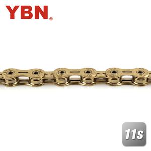 YBN SLA110-ti 티탄코팅 11단 체인 (자전거/사이클/로드/MTB/시마노/22단/33단/골드)