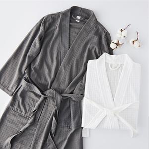 여름 호텔 샤워가운 목욕 마사지 여자 남자 켜플 골프 가운
