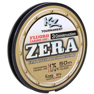 [에프원낚시]카제마루 제라 50m 후로로카본 목줄 3층 구조 바다흘림낚시목줄