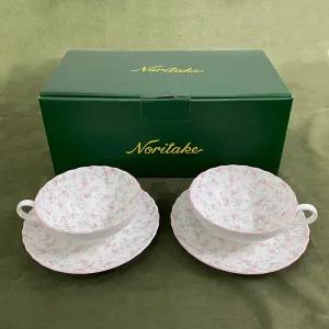 노리다케 큐티로즈 180ml 티잔 2인조 선물세트