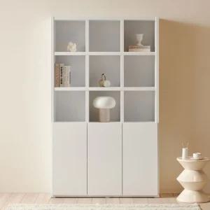 아씨방가구 제이슨 36T 1200 5단 도어형 책장 / 3단 책꽂이