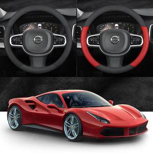 올뉴아반떼CN7 AD MD HD 신형 스웨이드 타공 가죽핸들커버 사계절 최상의 그립감