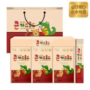 [전용쇼핑백] 순수식품 6년근 큰키즈 골드 어린이 홍삼 1박스(30포) / 진액 스틱 면역력