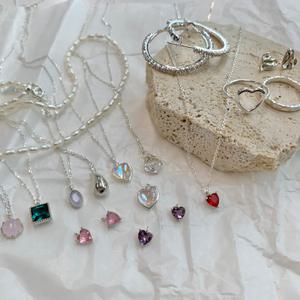 [솔랑] 925실버쥬얼리/실버레이어드반지/14K 데일리 반지/목걸이/귀걸이