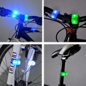 6세대LED 자전거등 야간 후미 후방 후면 안전등 방수 백라이트 전동 킥보드 라이트 랜덤 색상