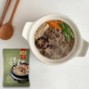 초원 정성온 뚝불고기 410g 아이 반찬 뚝배기 불고기