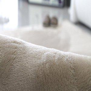 [매직크린] 앙고라 극세사 베이지 카페트 러그150X200