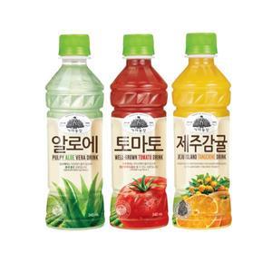 [롯데백화점]웅진식품 [웅진식품] 가야농장 쥬스 340ml * 24입 (알로에/토마토/제주감귤 택1)