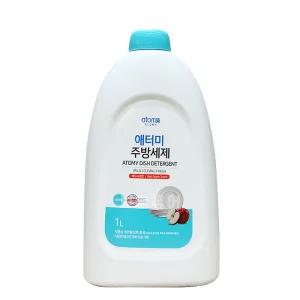 [최신 리뉴얼] 애터미 주방세제 레드사과향 1L