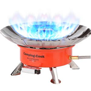 국산 바람막이 호스 가스버너-캠핑버너 DSH-201 (레드) 낚시