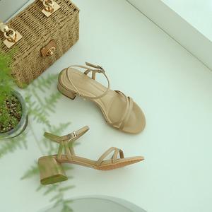 260까지 무중력 쿠션 뉴에르 스트랩 미들힐 샌들 하객룩 원피스 스커트 청바지 찰떡