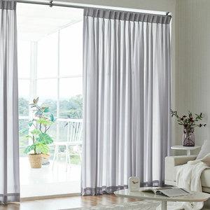 [모던하우스] ON 높이조절 차르르 쉬폰커튼_애쉬그레이 140x235 1개 (핀포함)