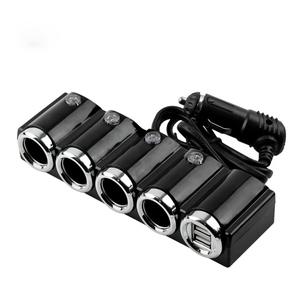 차량용 시거잭멀티 4구 USB충전기 시가잭 분배기 고속 12V소켓 자동차 급속 핸드폰