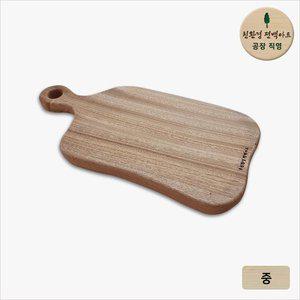 [친환경편백아트]프리미엄 캄포 통원목 플레이팅 도마A 중