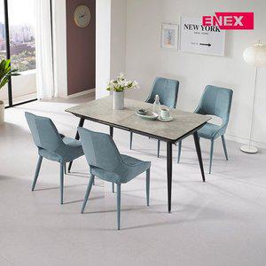 [ENEX][착불] 파블로 익스텐션 세라믹 4인 식탁세트(의자4개)